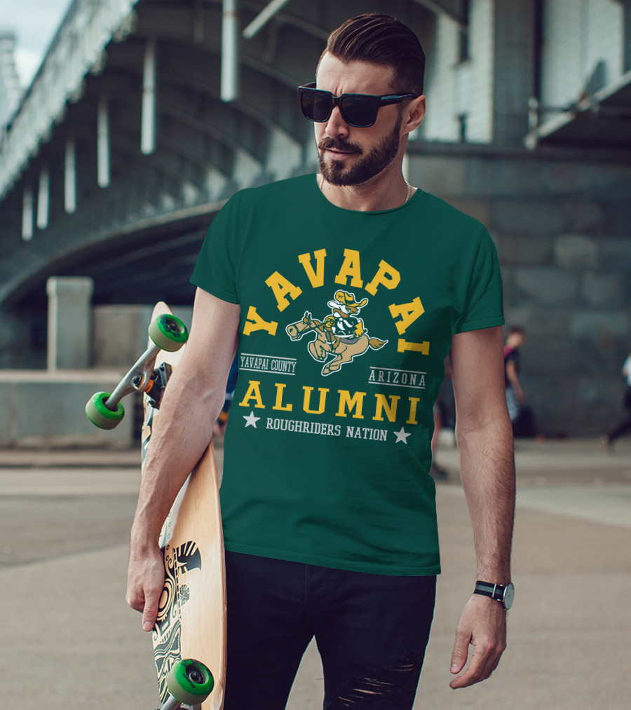 Yavapai College Alumni Arizona Roughriders Nation Yavapai County T-Shirt