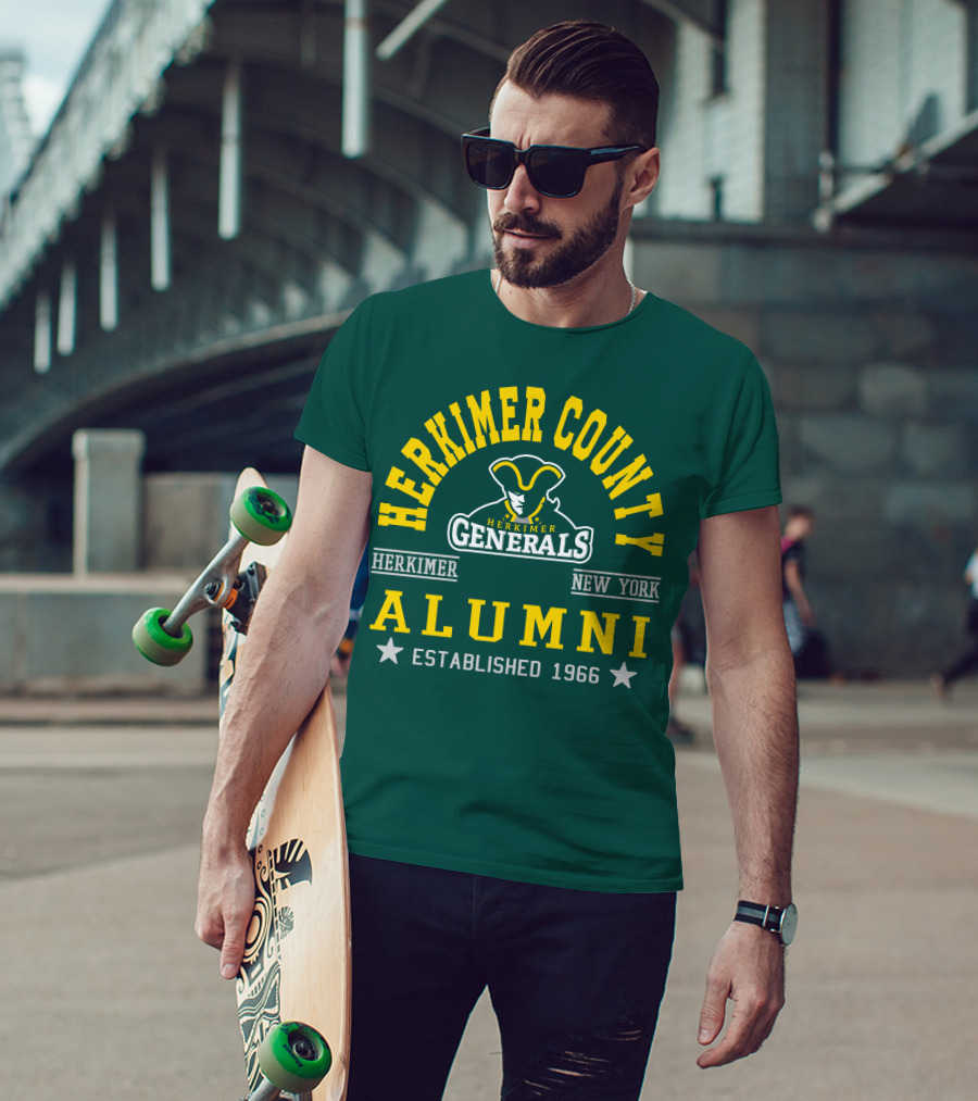 Herkimer County Generals Alumni New York Established 1966 T-Shirt