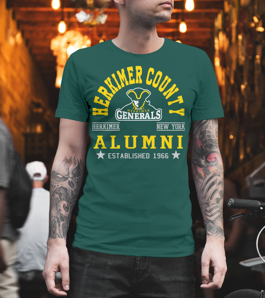 Herkimer County Generals Alumni New York Established 1966 T-Shirt