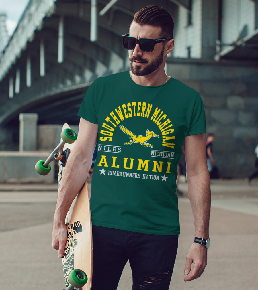 Southwestern Michigan Niles Alumni Roadrunners Nation T-Shirt