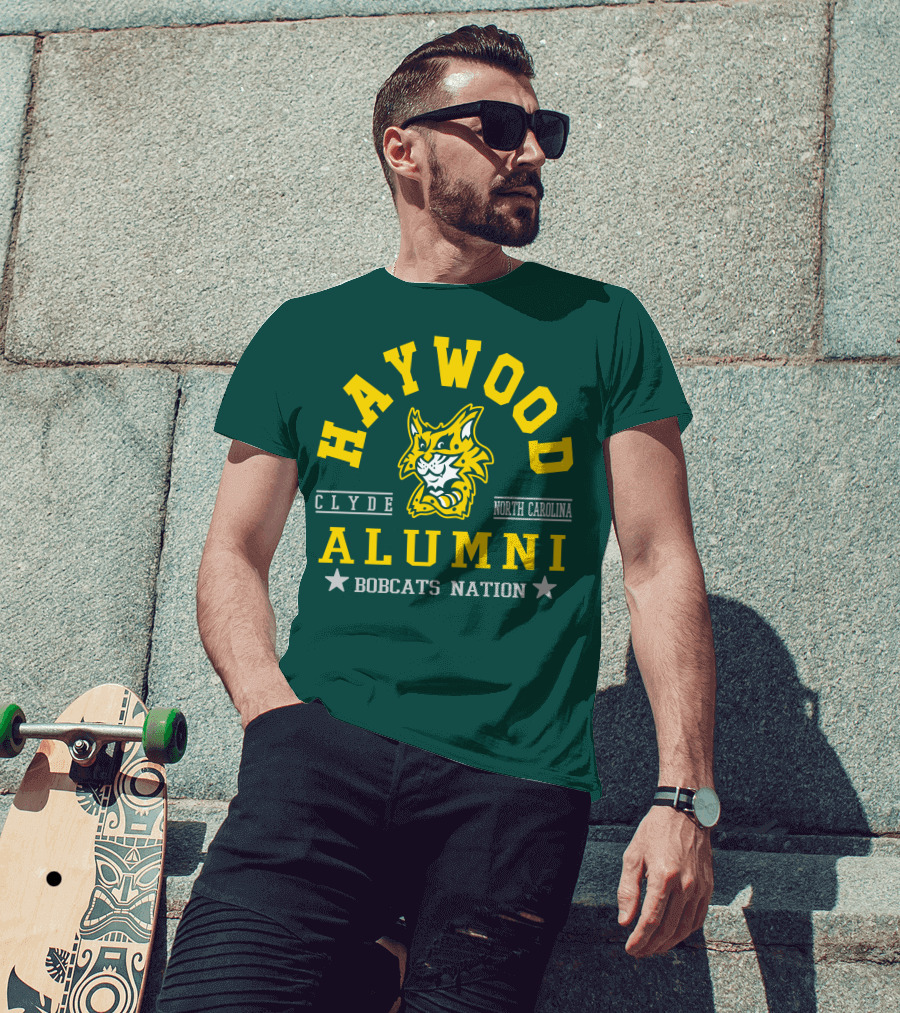 Haywood Alumni Clyde North Carolina Bobcats Nation T-Shirt
