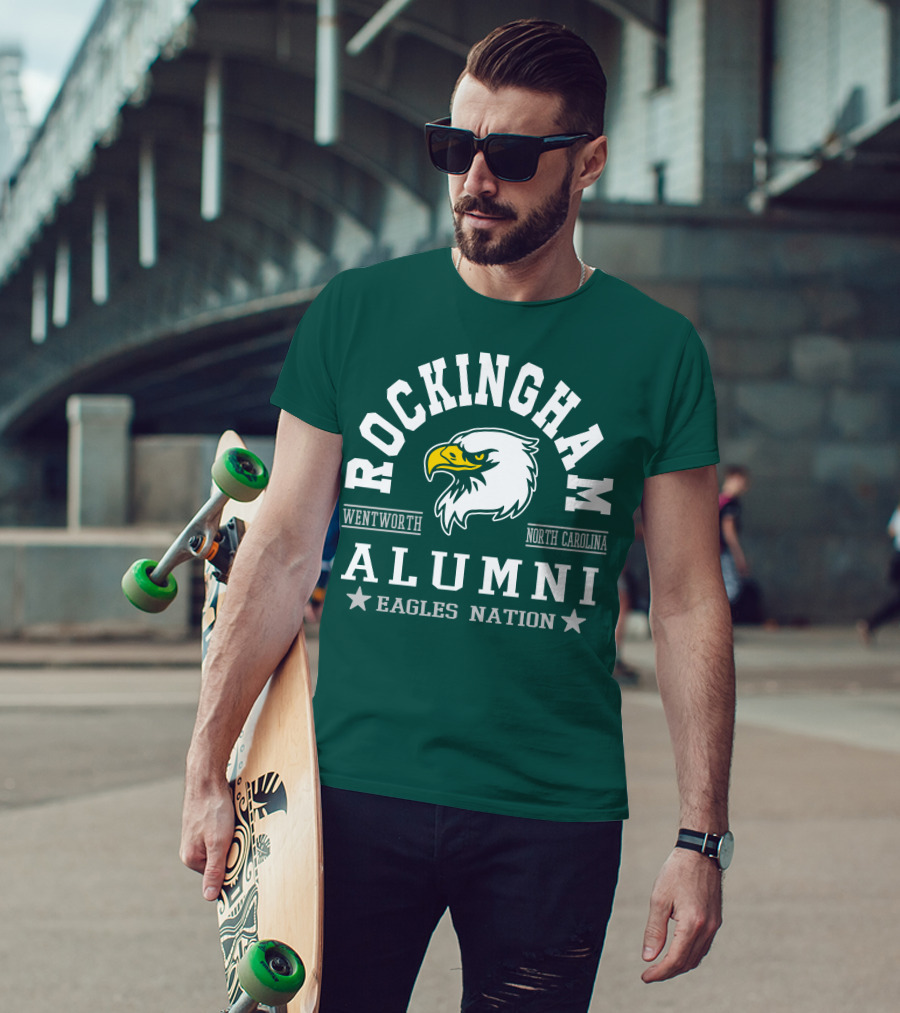 Rockingham Wentworth North Carolina Alumni Eagles Nation T-Shirt