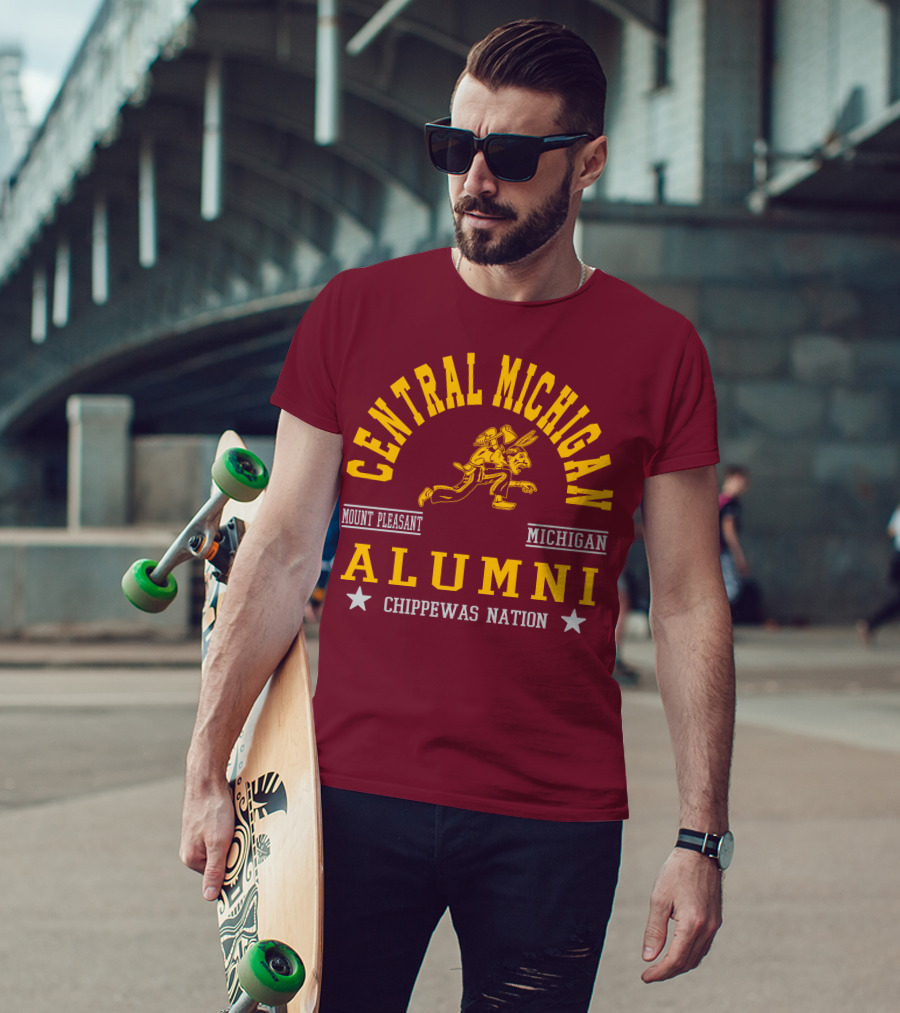 Central Michigan Alumni Mount Pleasant Chippewas Nation T-Shirt