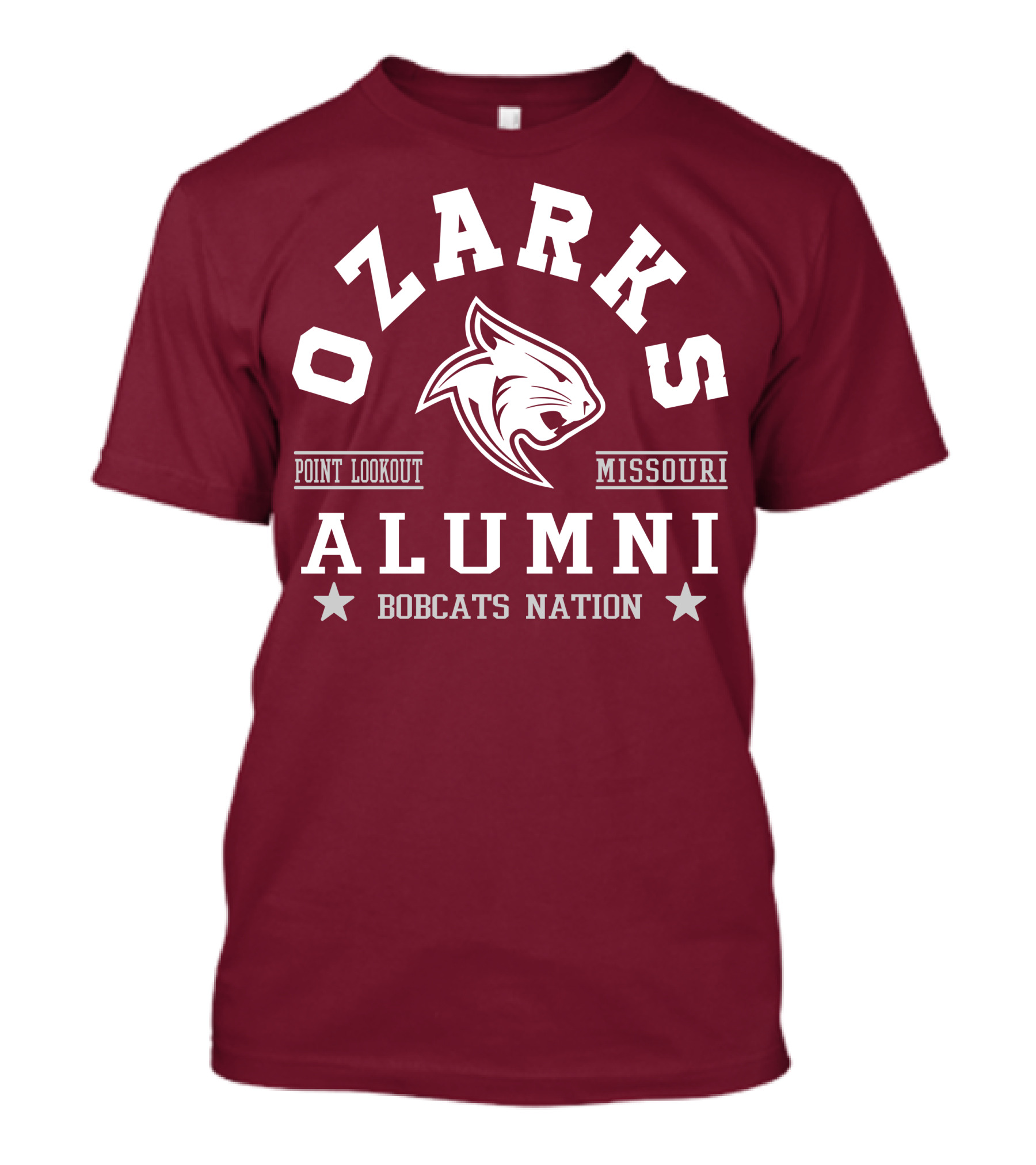 Ozarks Alumni Bobcats Nation Point Lookout Missouri T-Shirt