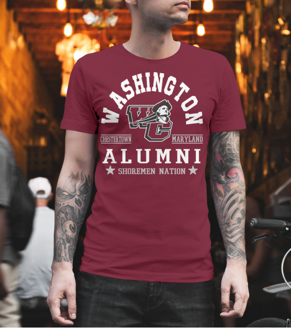 Washington College Alumni Shoremen Nation Chestertown Maryland WC T-Shirt Washington College Alumni Shoremen Nation Chestertown Maryland WC T-Shirt