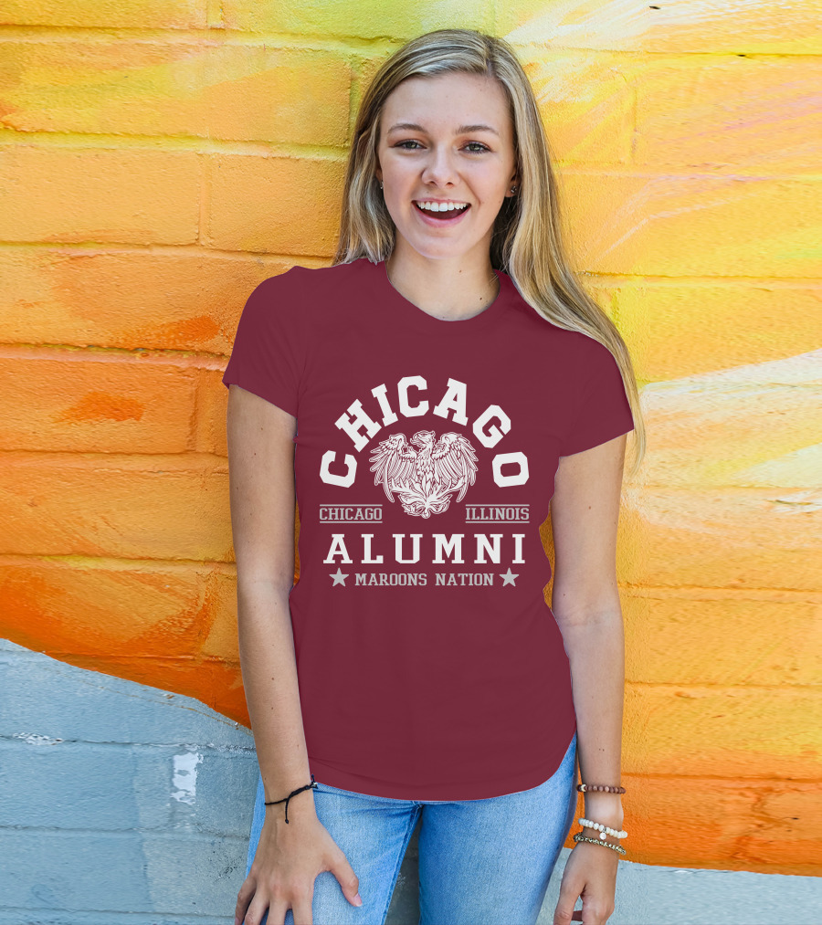 Chicago Illinois Alumni Maroons Nation T-Shirt