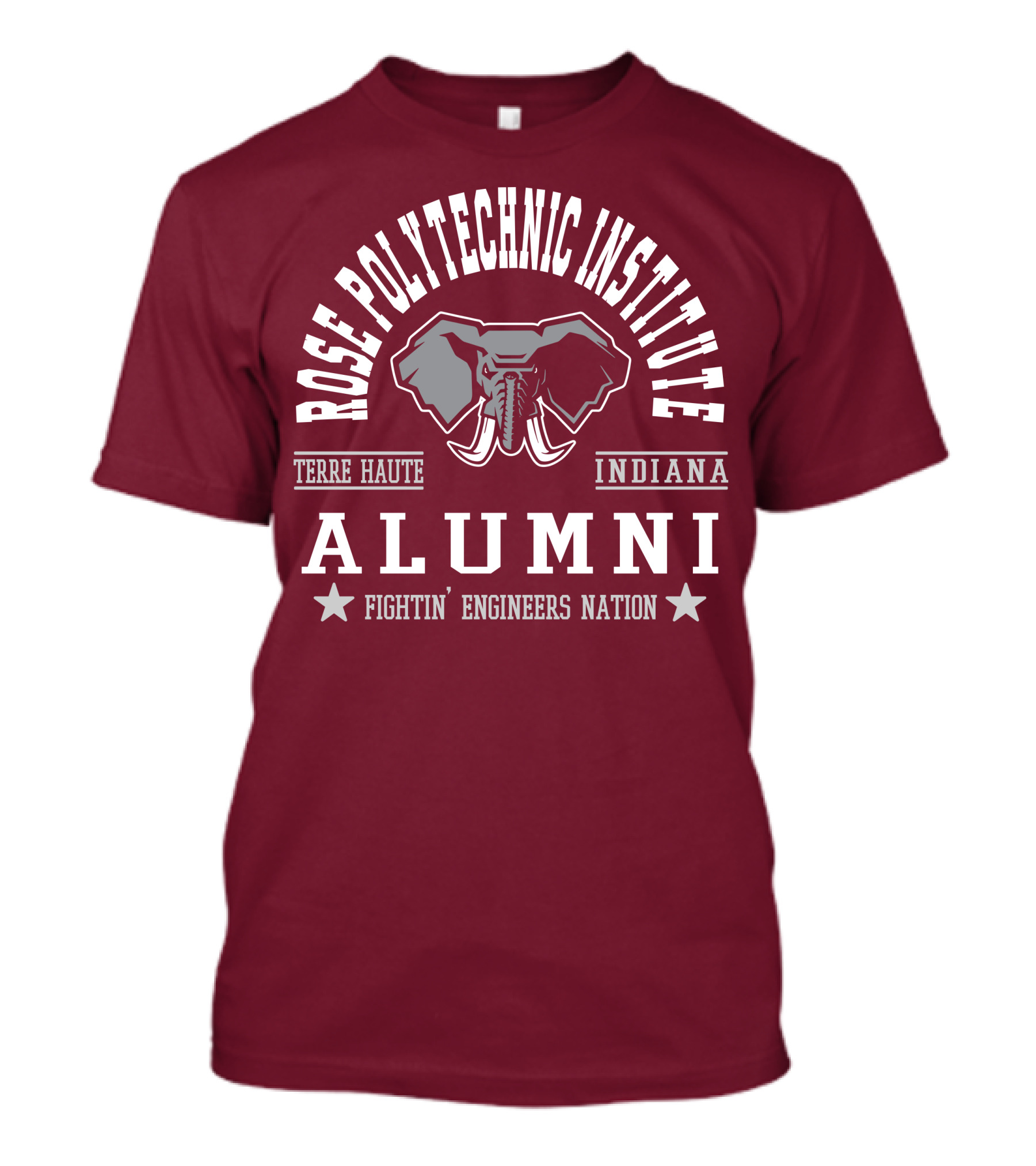 Rose Polytechnic Institute Alumni Terre Haute Indiana Fightin' Engineers Nation T-Shirt