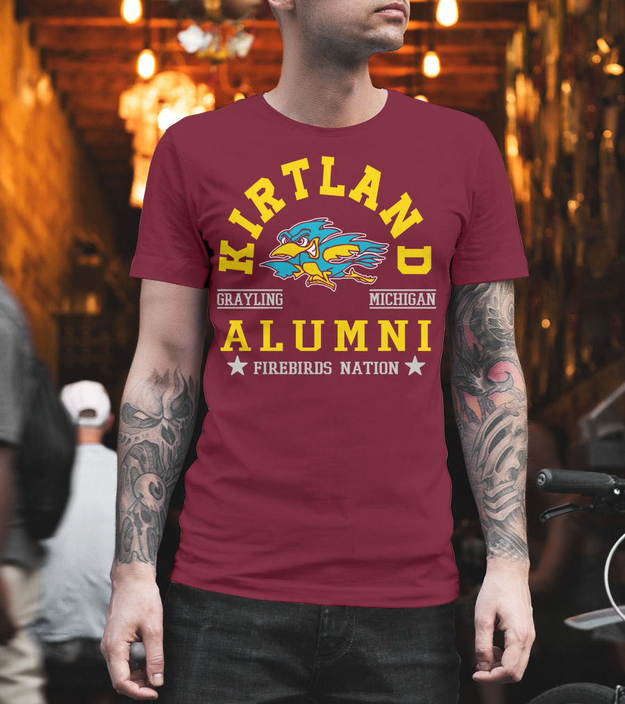 Kirtland Grayling Michigan Alumni Firebirds Nation T-Shirt