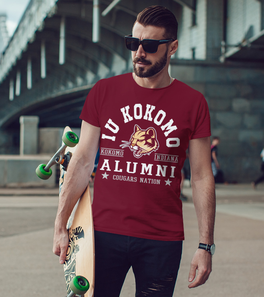 IU Kokomo Alumni Cougars Nation Kokomo Indiana T-Shirt