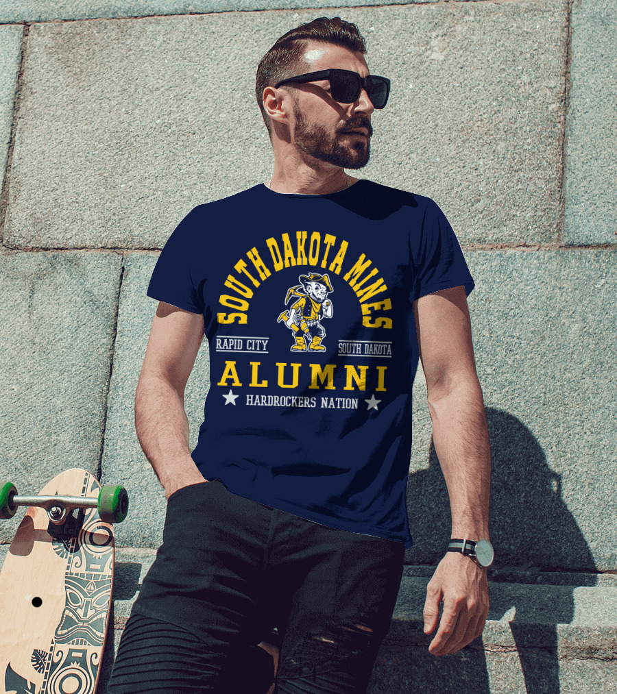 South Dakota Mines Rapid City Hardrockers Nation Alumni T-Shirt