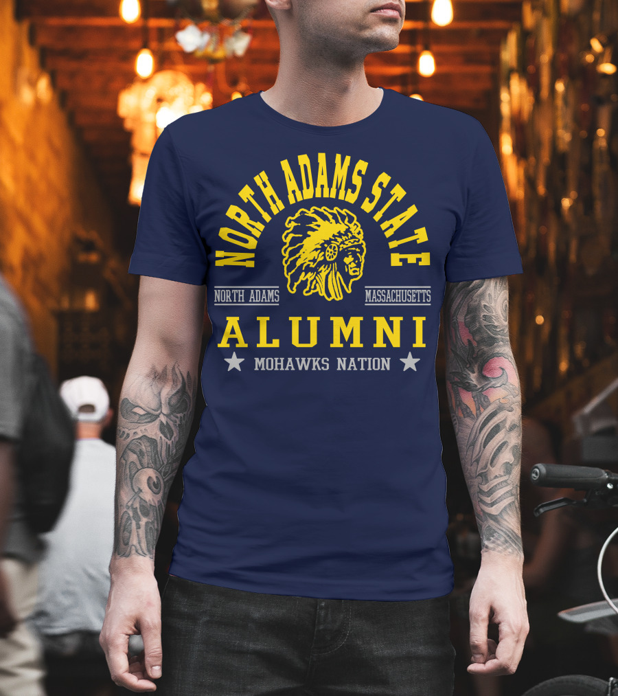 North Adams State Alumni Mohawks Nation Massachusetts T-Shirt
