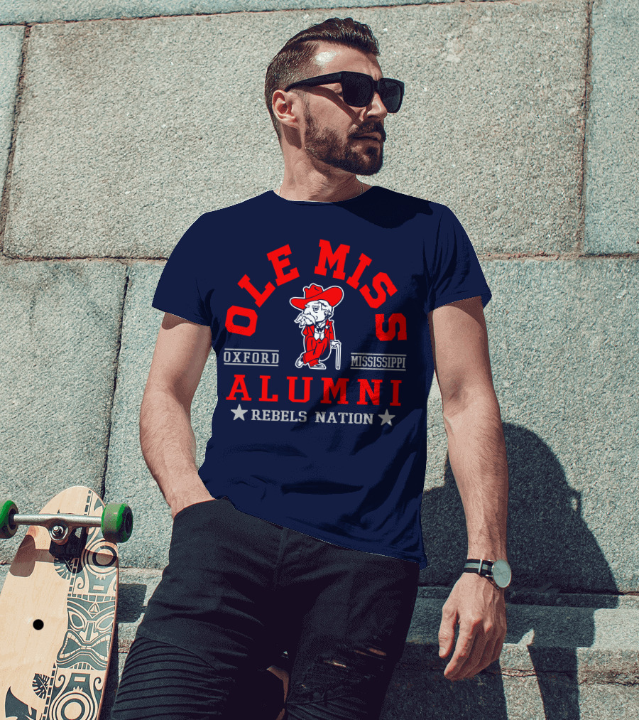 Ole Miss Rebels Alumni Oxford Mississippi Nation T-Shirt