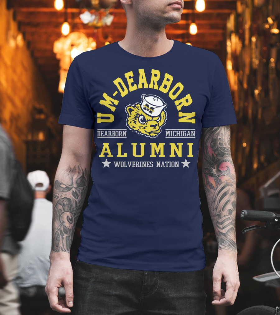 UM-Dearborn Alumni Wolverines Nation Dearborn Michigan T-Shirt