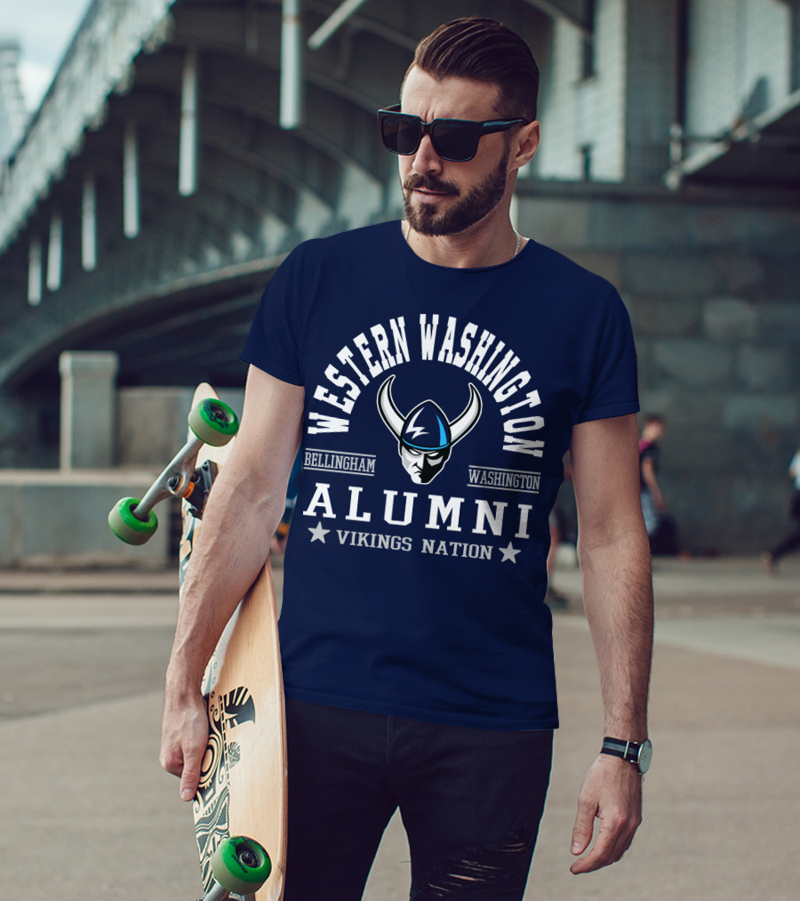 Western Washington Alumni Bellingham Vikings Nation T-Shirt