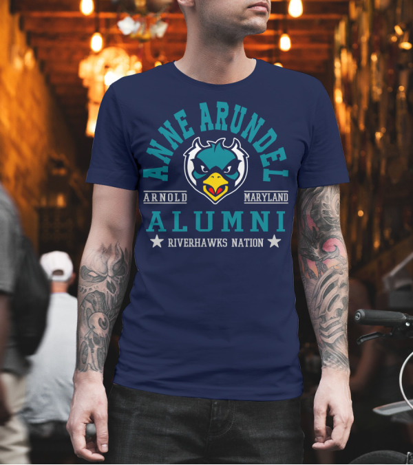 Anne Arundel Alumni Arnold Maryland Riverhawks Nation T-Shirt Anne Arundel Alumni Arnold Maryland Riverhawks Nation T-Shirt