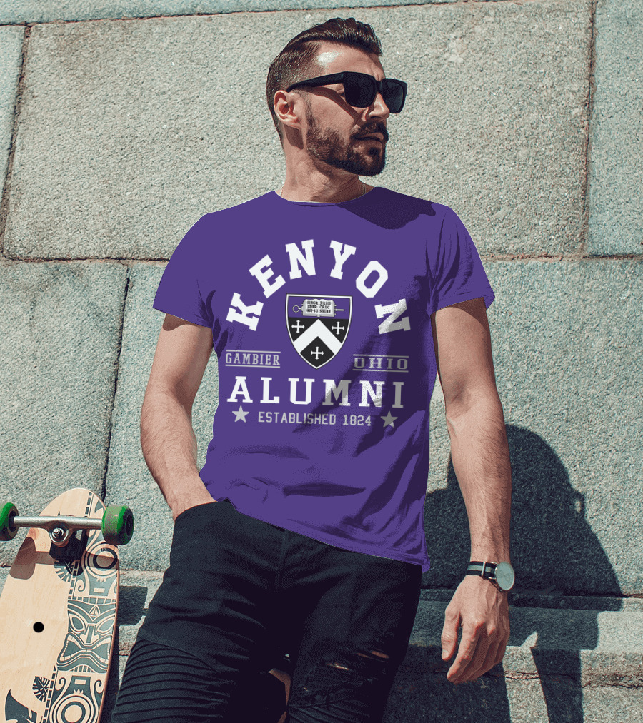Kenyon College Alumni Gambier Ohio Established 1824 T-Shirt