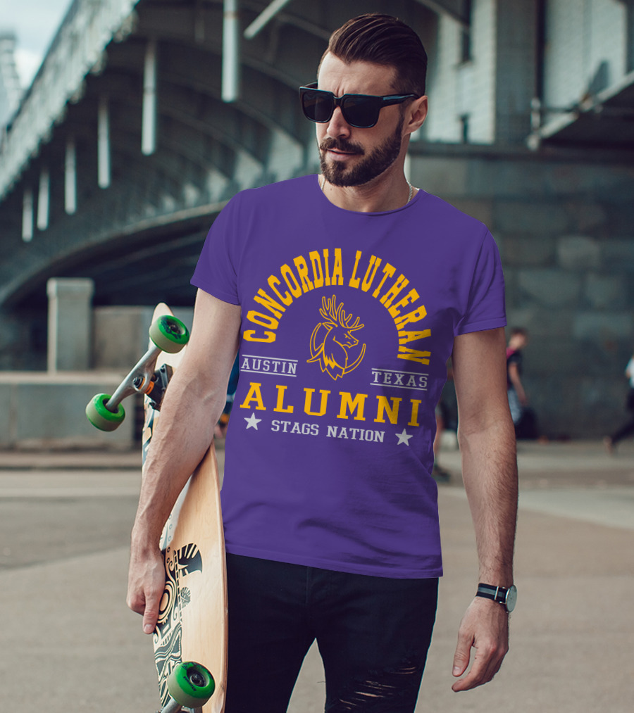 Concordia Lutheran Austin Texas Alumni Stags Nation T-Shirt