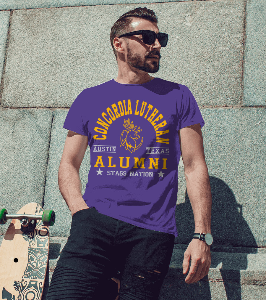 Concordia Lutheran Austin Texas Alumni Stags Nation T-Shirt