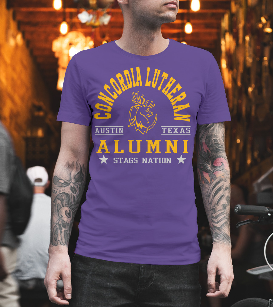 Concordia Lutheran Austin Texas Alumni Stags Nation T-Shirt