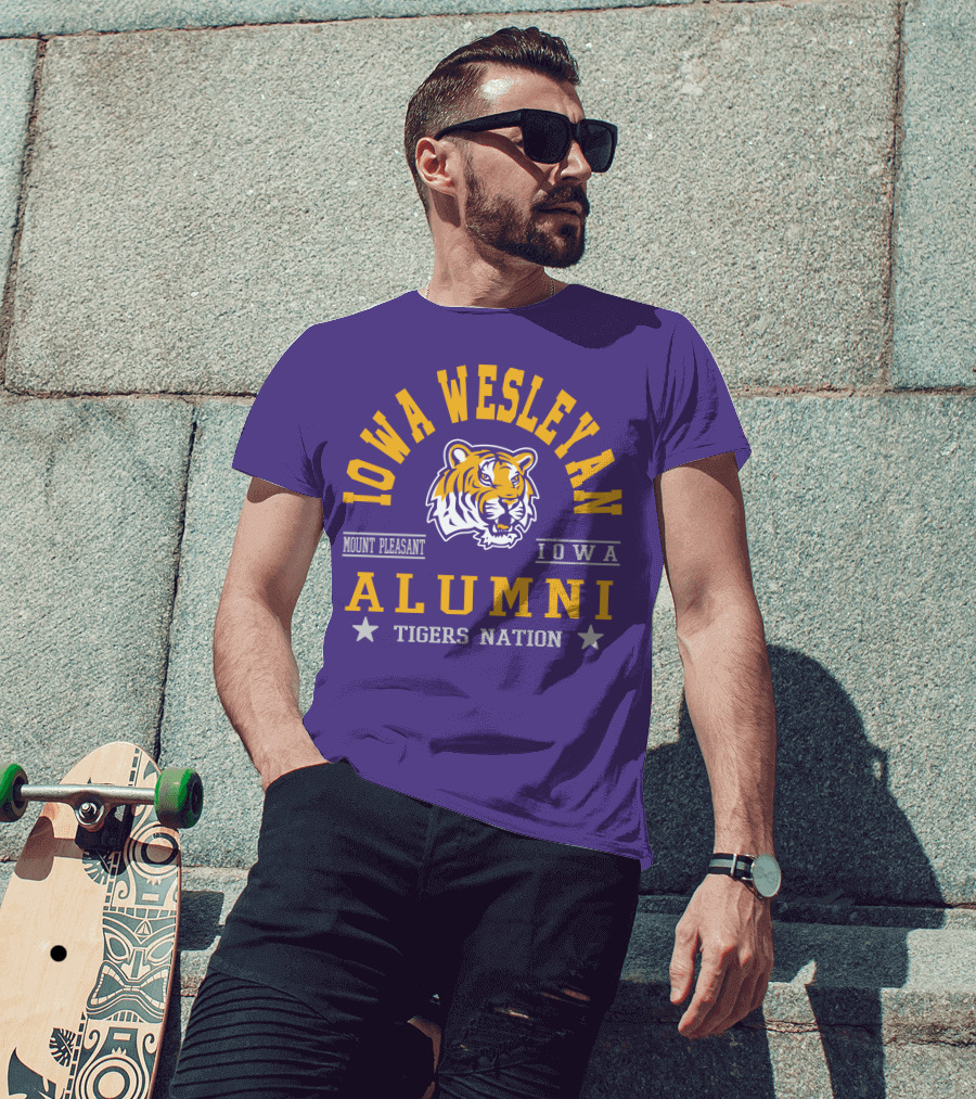 Iowa Wesleyan Alumni Tigers Nation Mount Pleasant Iowa T-Shirt