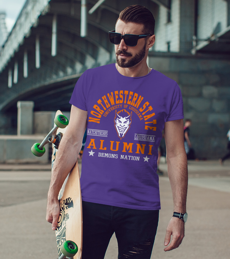 Northwestern State University Of Louisiana Alumni Demons Nation Natchitoches T-Shirt