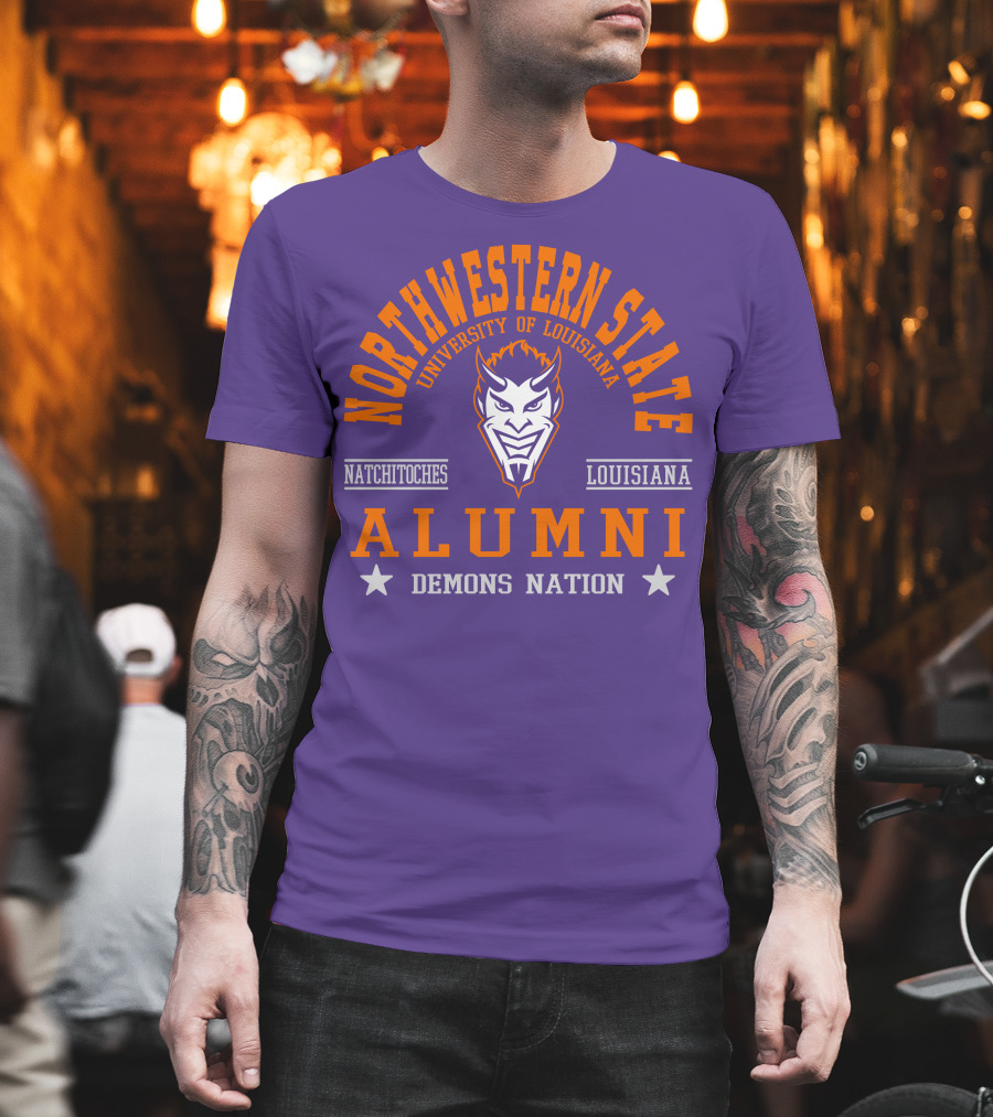 Northwestern State University of Louisiana Alumni Demons Nation Natchitoches T-Shirt
