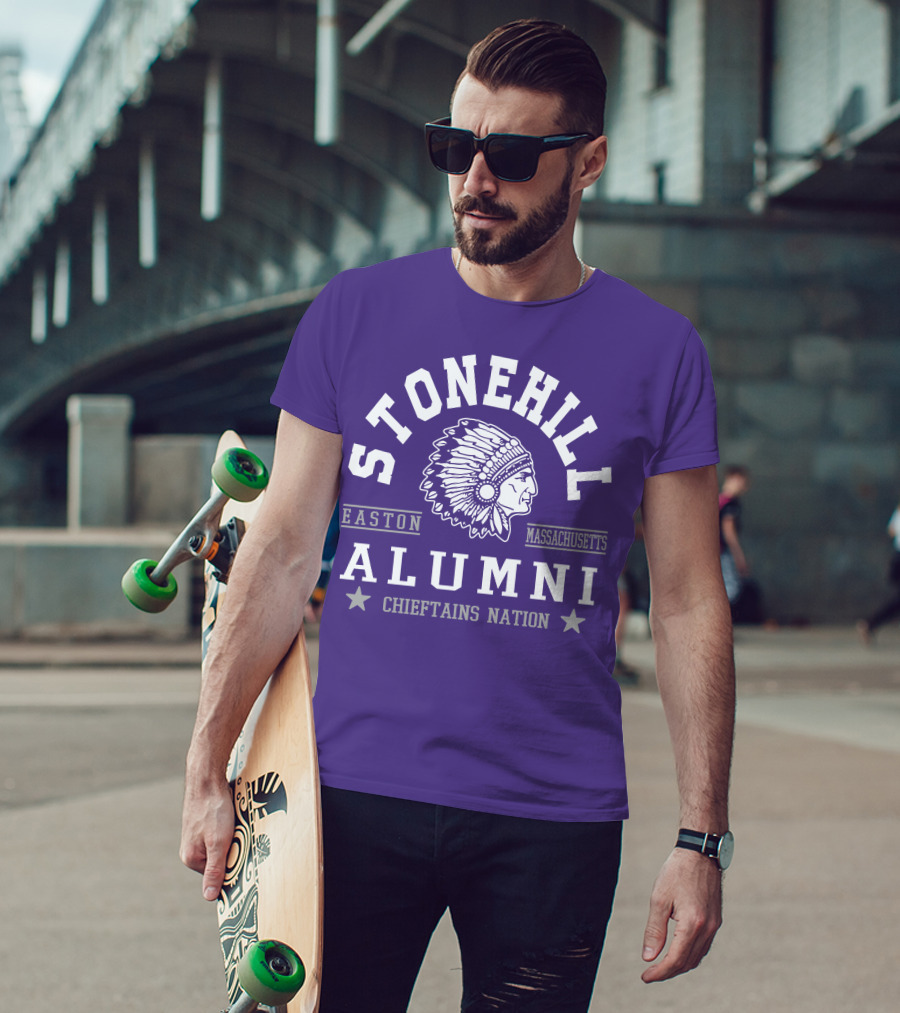 Stonehill Alumni Easton Massachusetts Chieftains Nation T-Shirt