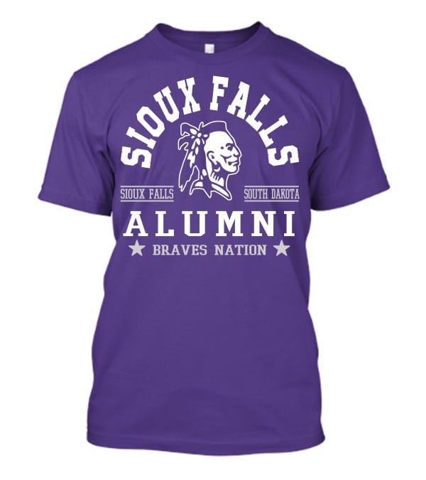 Sioux Falls South Dakota Alumni Braves Nation T-Shirt