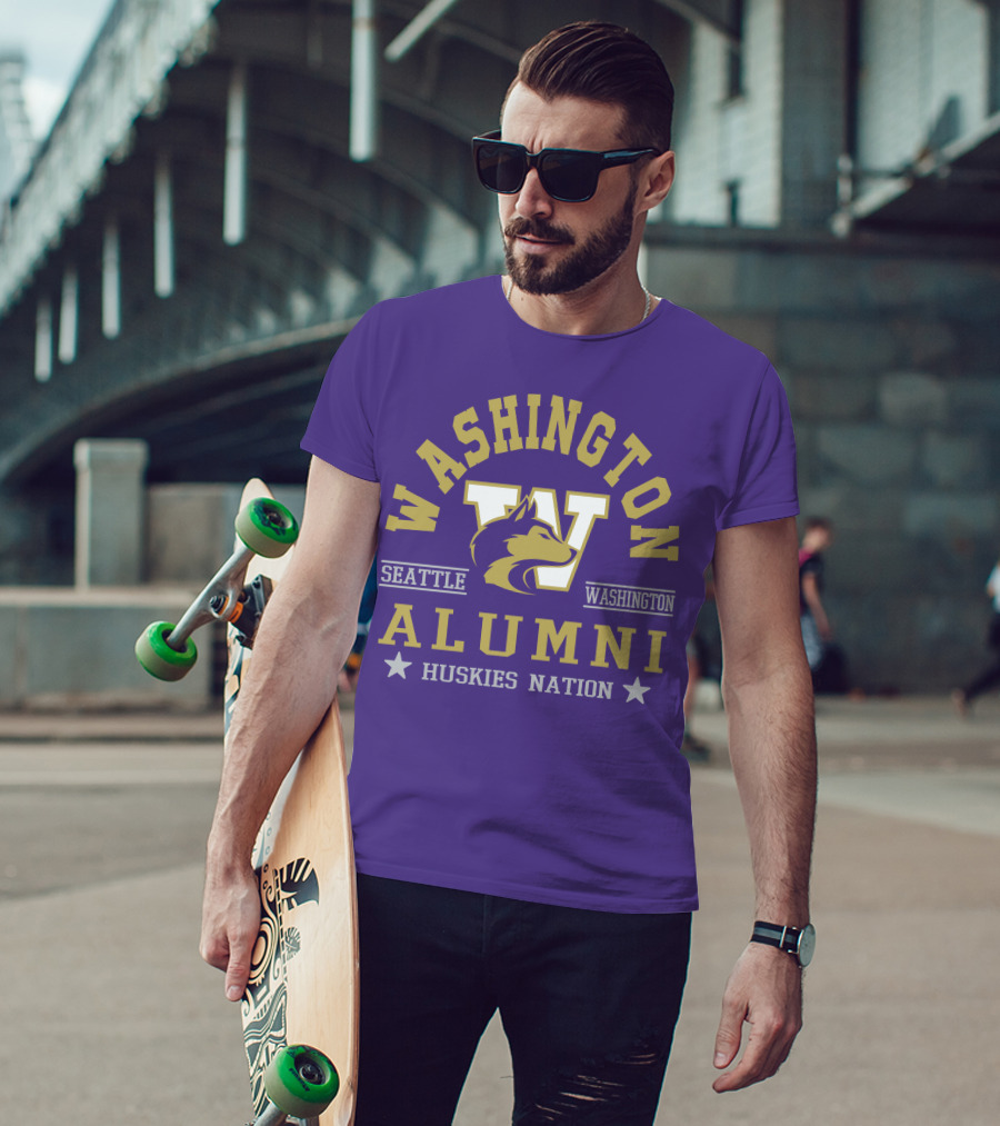 Washington Seattle Huskies Alumni Nation T-Shirt