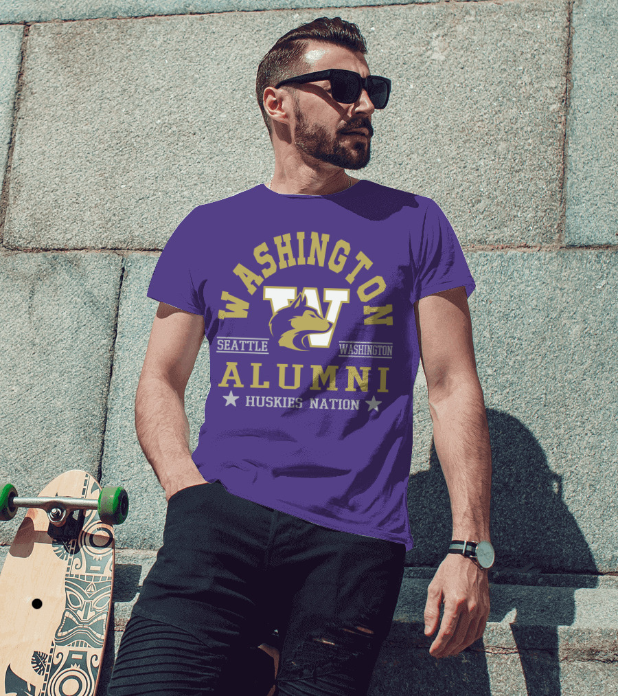 Washington Seattle Huskies Alumni Nation T-Shirt