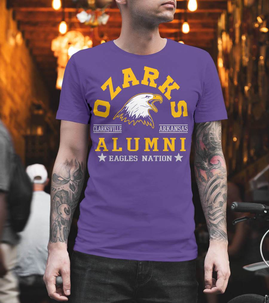 Ozarks Alumni Clarksville Arkansas Eagles Nation T-Shirt