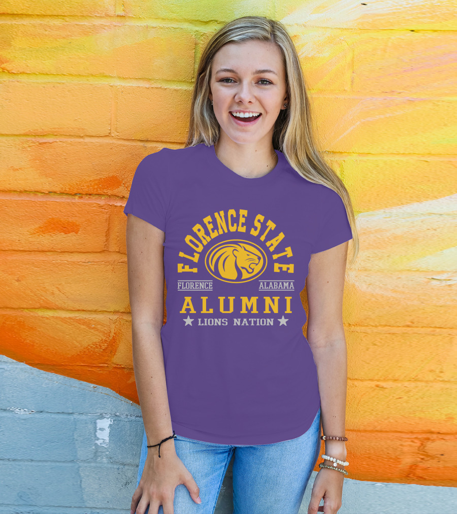 Florence State Alumni Lions Nation Florence Alabama T-Shirt