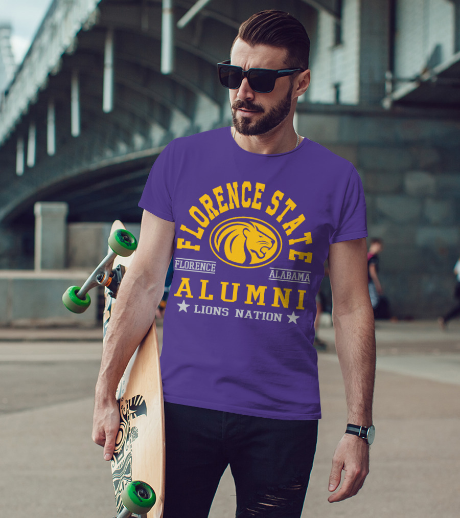 Florence State Alumni Lions Nation Florence Alabama T-Shirt