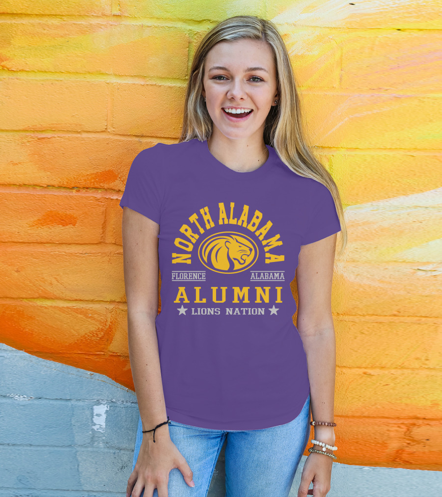 North Alabama Alumni Lions Nation Florence Alabama T-Shirt