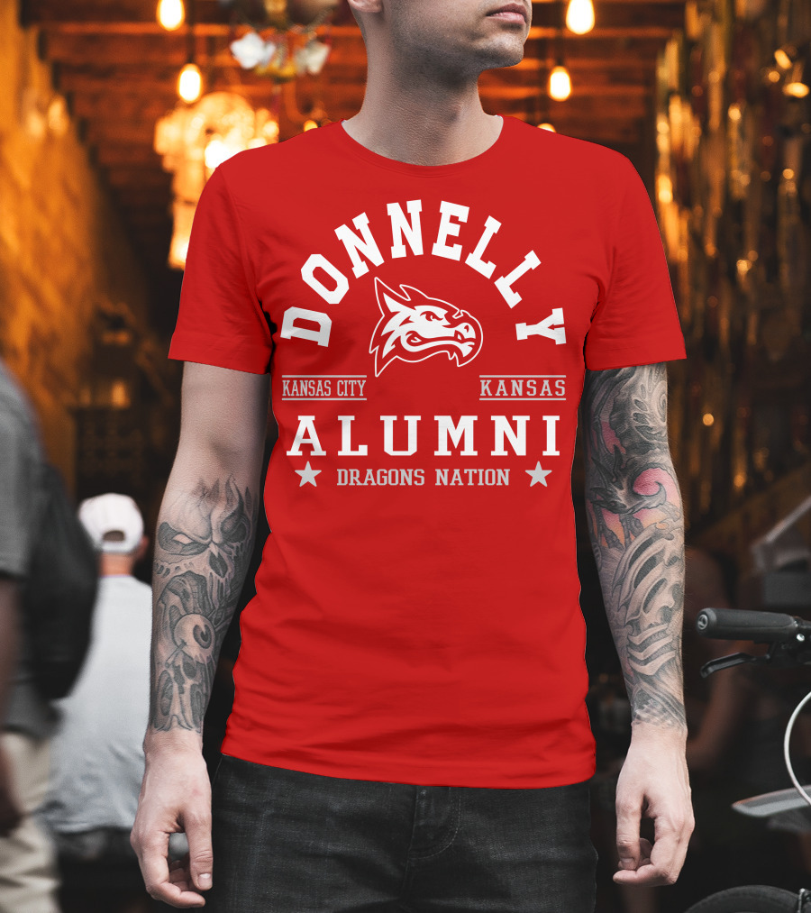 Donnelly Kansas City Kansas Alumni Dragons Nation T-Shirt