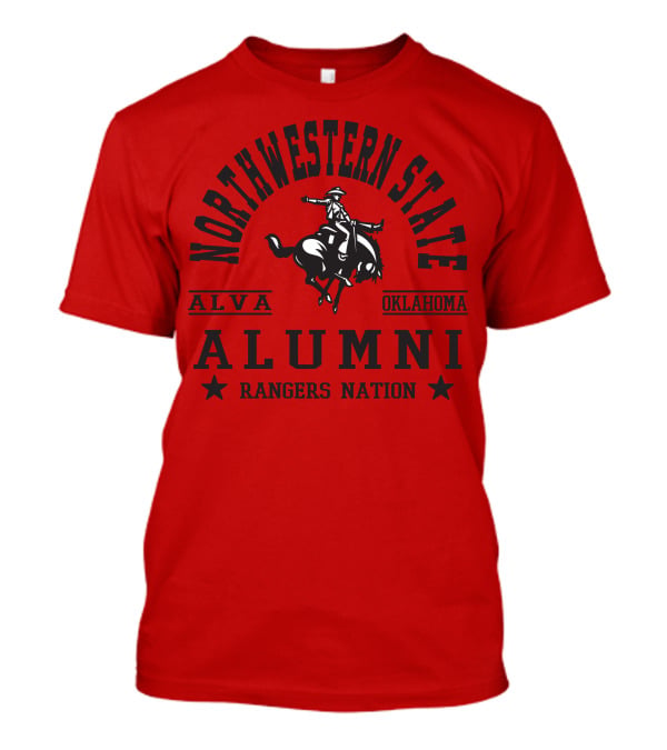 Northwestern State Alumni Rangers Nation Alva Oklahoma T-Shirt