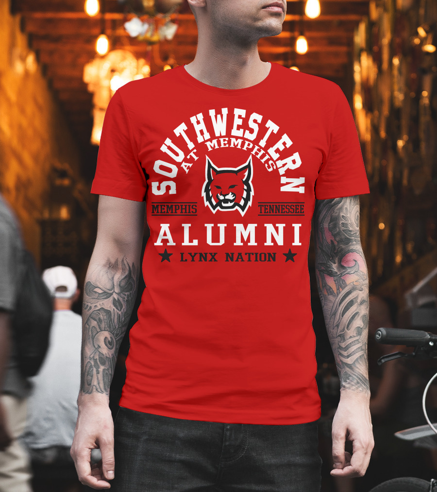 Southwestern at Memphis Alumni Lynx Nation Memphis Tennessee T-Shirt