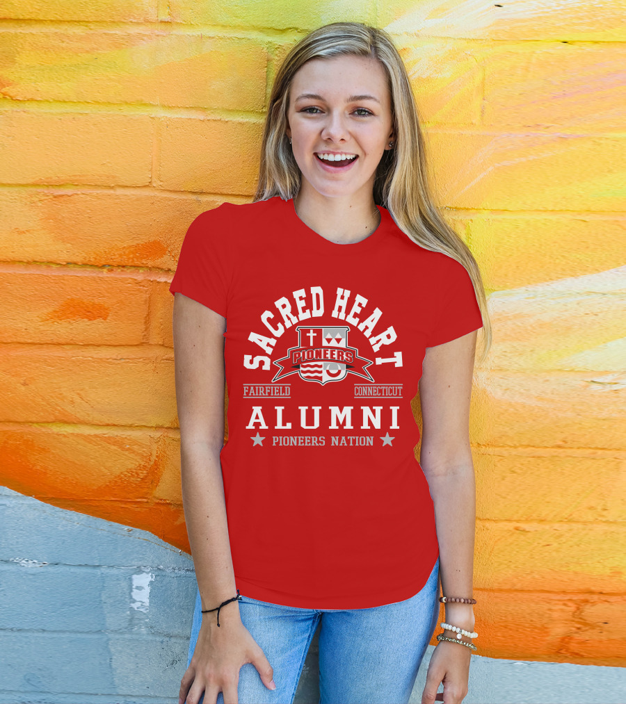 Sacred Heart University Fairfield Connecticut Alumni Pioneers Nation T-Shirt