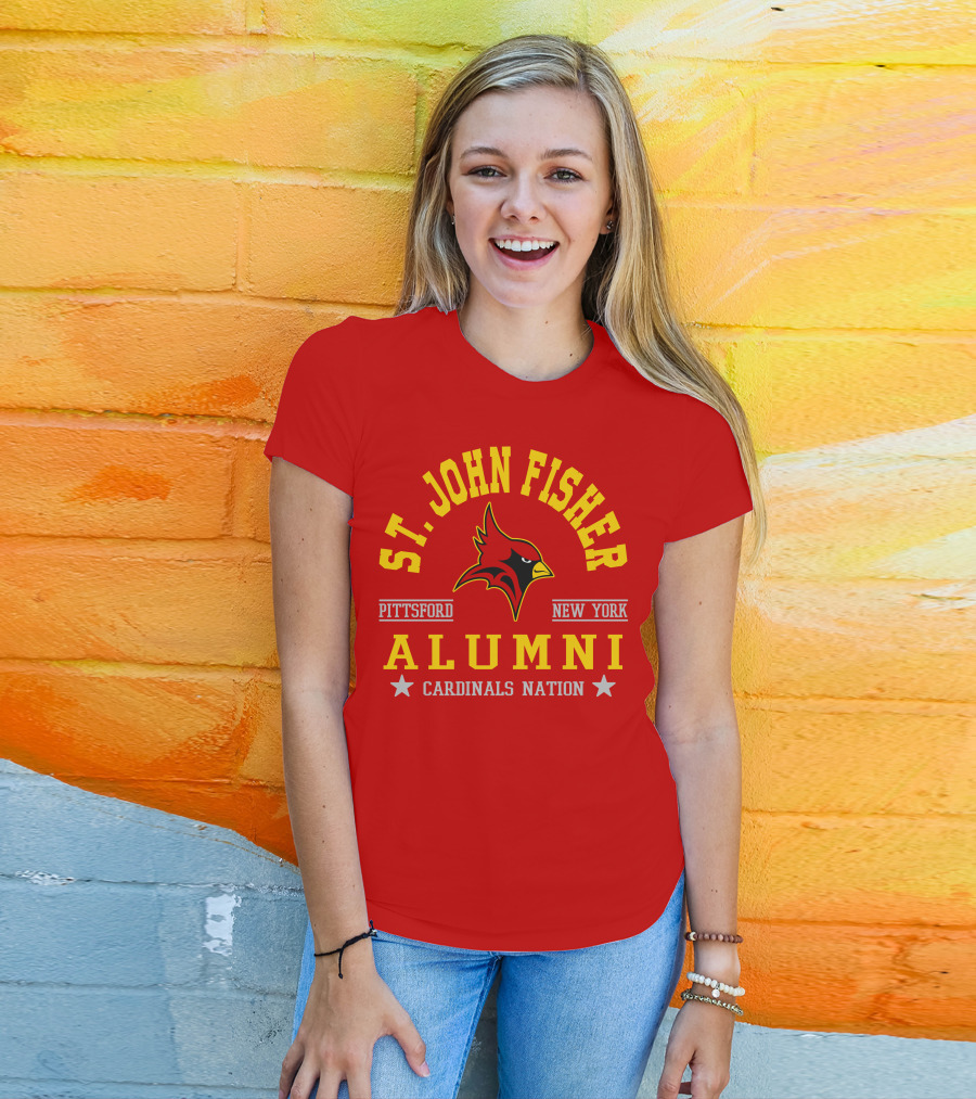St John Fisher Cardinals Alumni Pittsford New York Nation T-Shirt