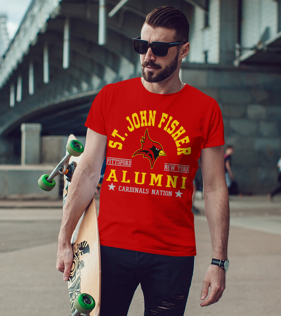 St John Fisher Cardinals Alumni Pittsford New York Nation T-Shirt