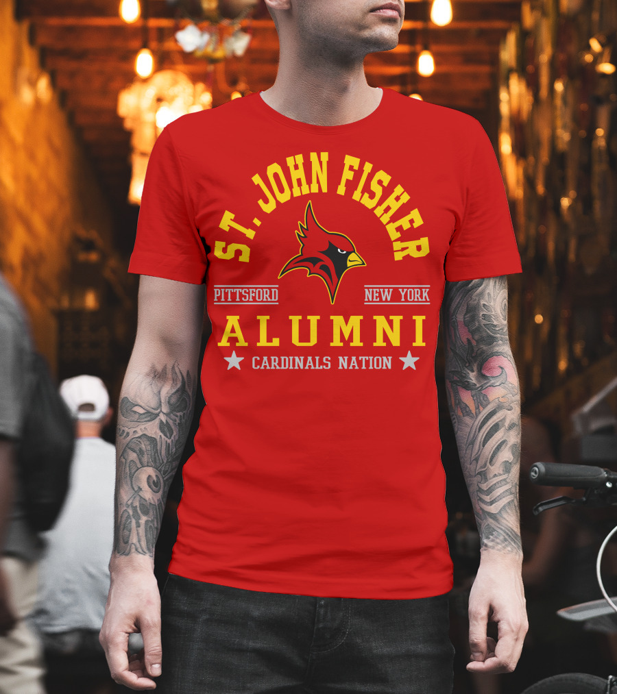 St John Fisher Cardinals Alumni Pittsford New York Nation T-Shirt
