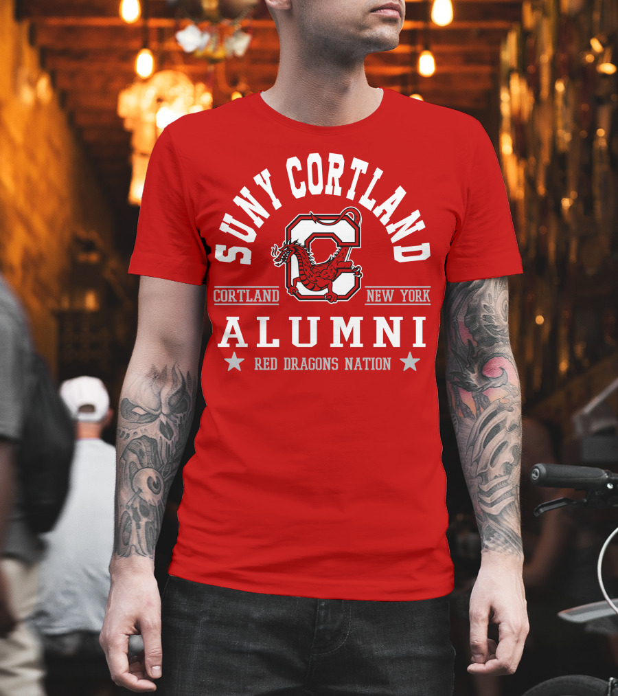 SUNY Cortland Alumni Red Dragons Nation Cortland New York T-Shirt