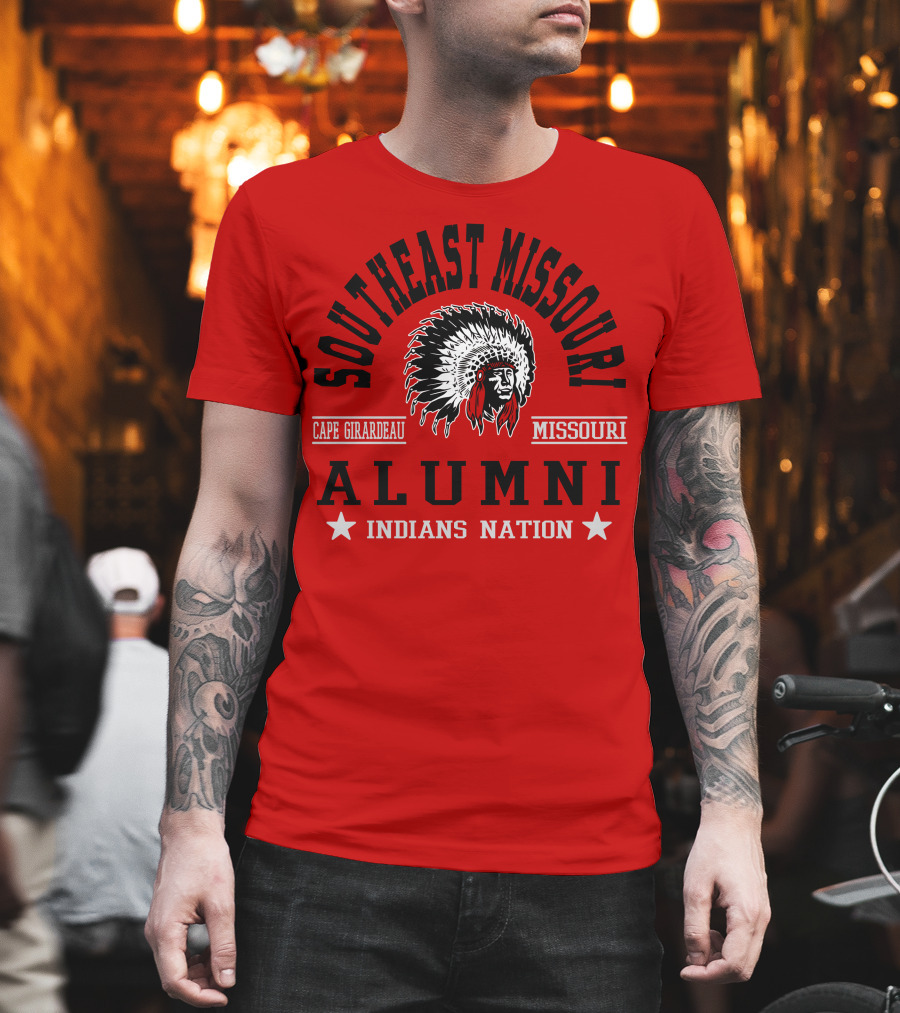 Southeast Missouri Cape Girardeau Alumni Indians Nation T-Shirt