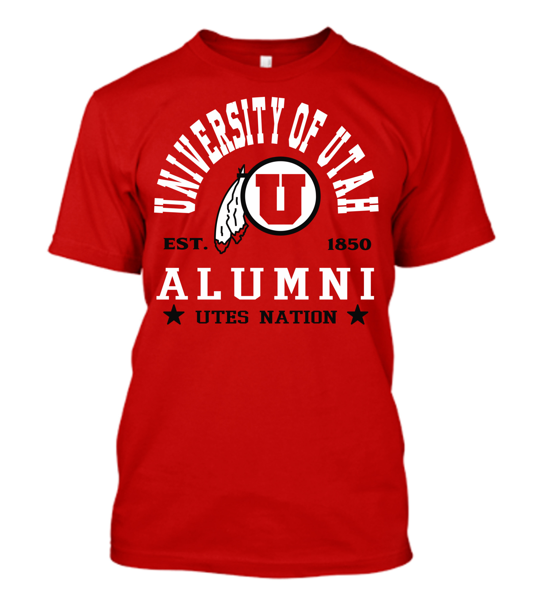 University Of Utah Alumni Est. 1850 Utes Nation T-Shirt