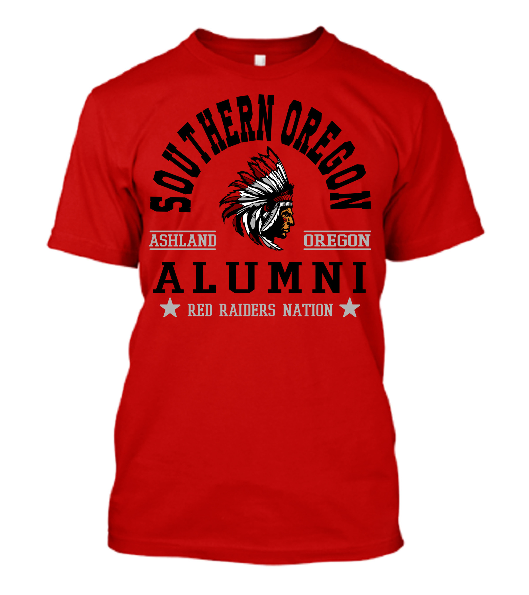 Southern Oregon Ashland Alumni Red Raiders Nation T-Shirt