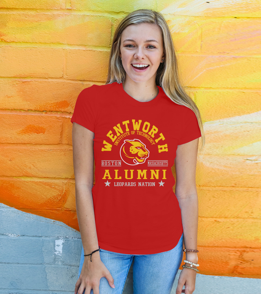 Wentworth Institute Of Technology Alumni Leopards Nation Boston Massachusetts T-Shirt