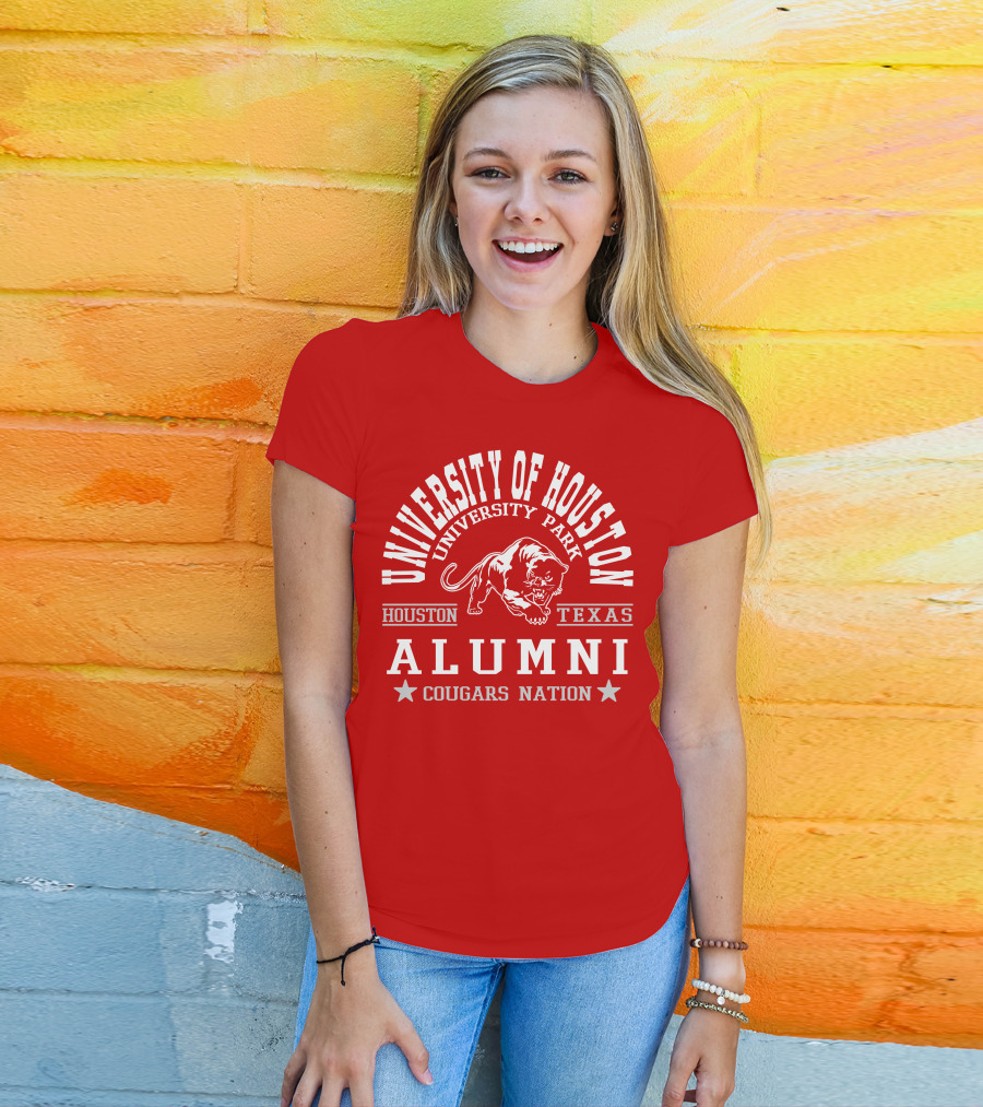 University Of Houston University Park Texas Alumni Cougars Nation T-Shirt