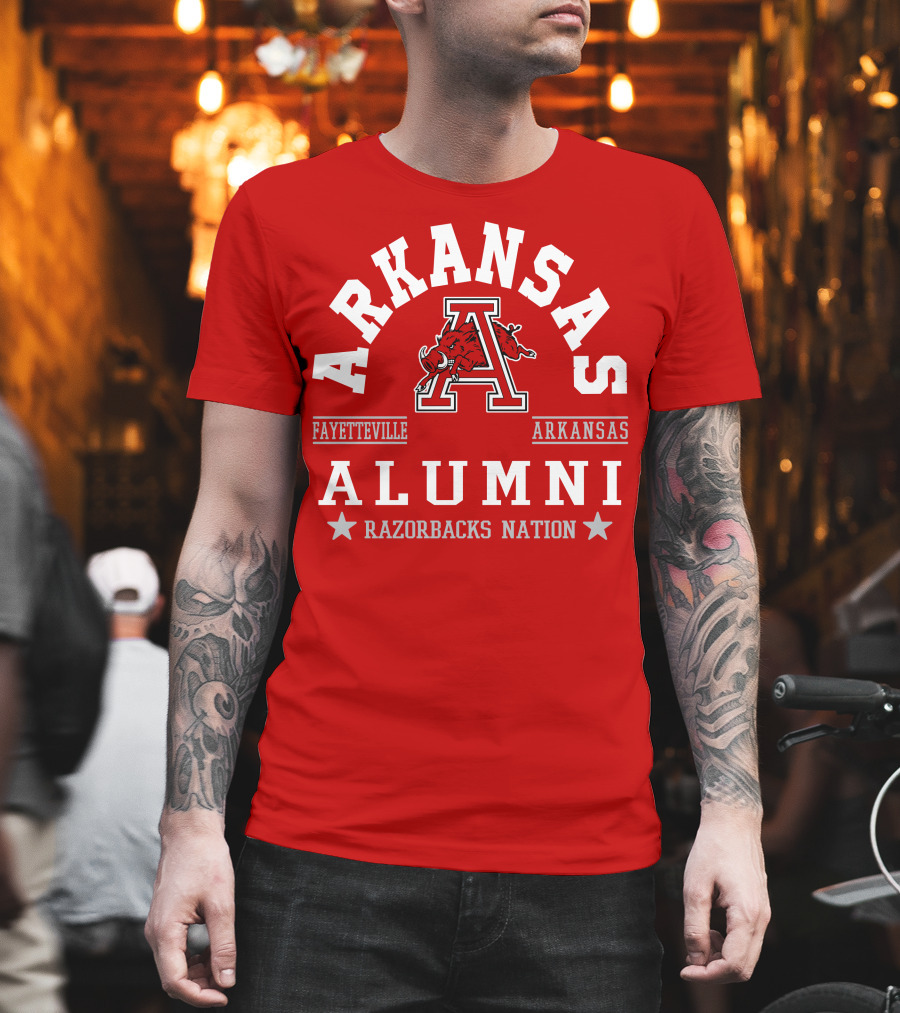 Arkansas Alumni Fayetteville Razorbacks Nation T-Shirt