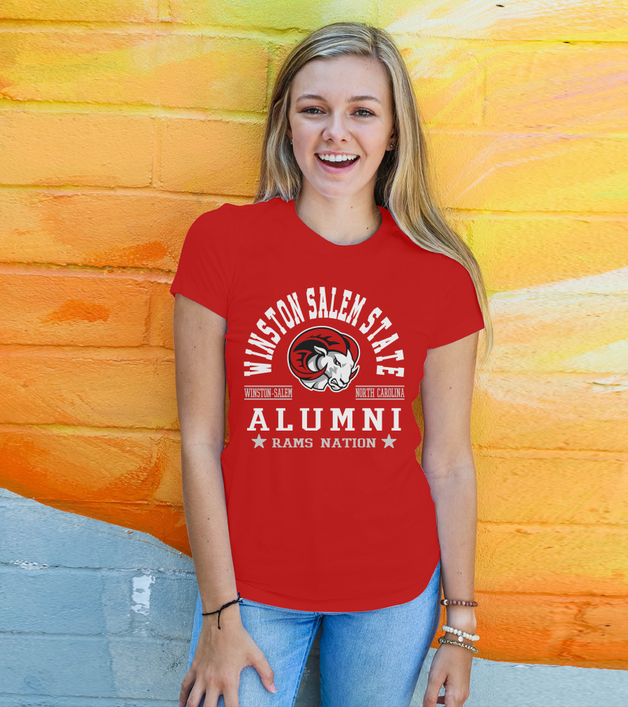 Winston-Salem State University Alumni Rams Nation North Carolina T-Shirt