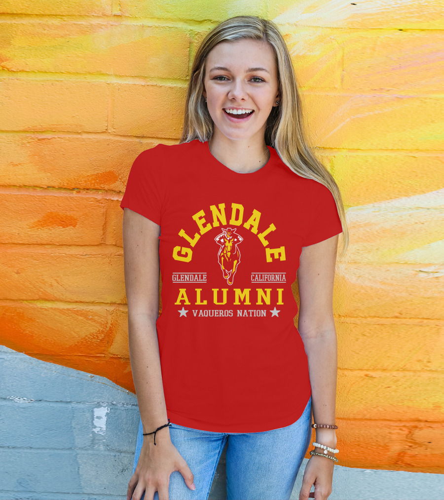 Glendale California Alumni Vaqueros Nation T-Shirt